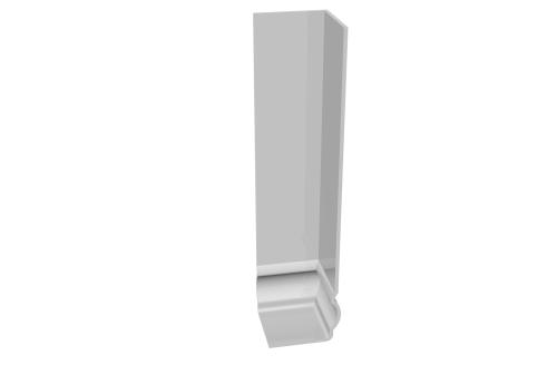 Freefoam 300mm Ogee Corner White
