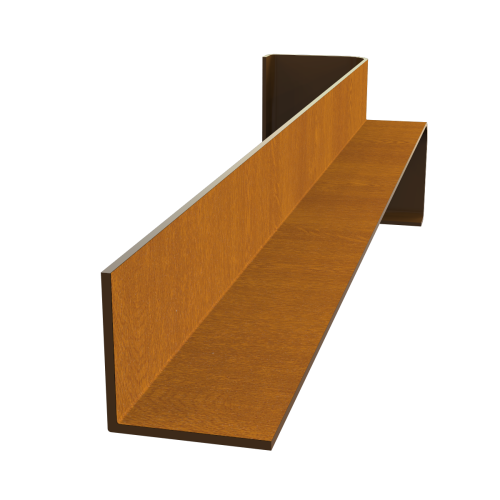 300mm Internal Corner Golden Oak