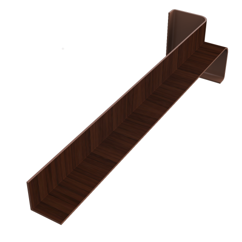 300mm Internal Corner Rosewood