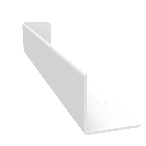 300mm External 90* Corner White