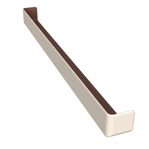 600mm Double External 90* Corner Cream Ash RAL 9001