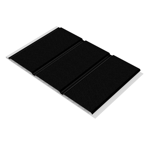 Hollow Soffit Woodgrain Black Ash