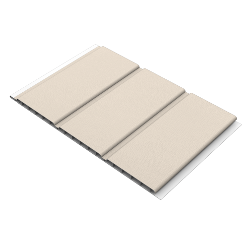 Hollow Soffit Woodgrain Cream Ash