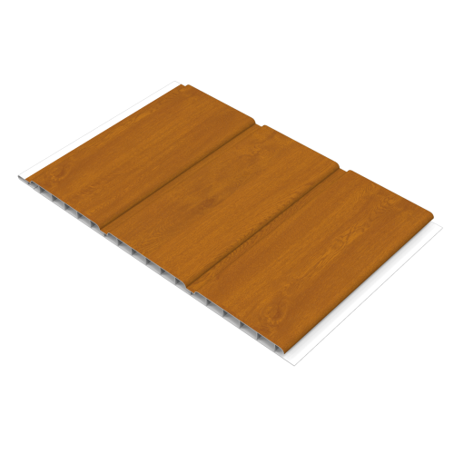 Hollow Soffit Woodgrain Golden Oak