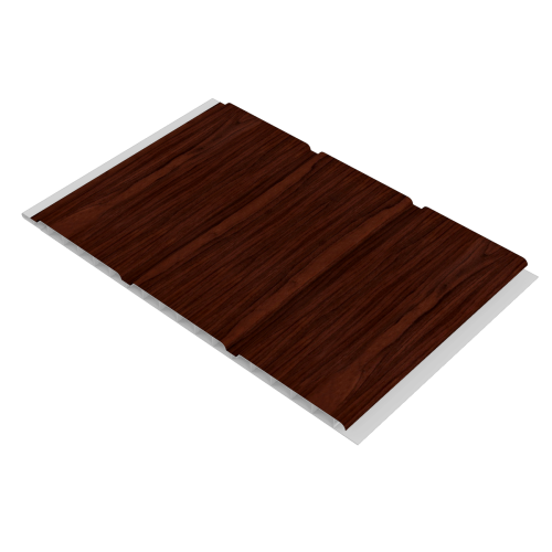Hollow Soffit Woodgrain Rosewood