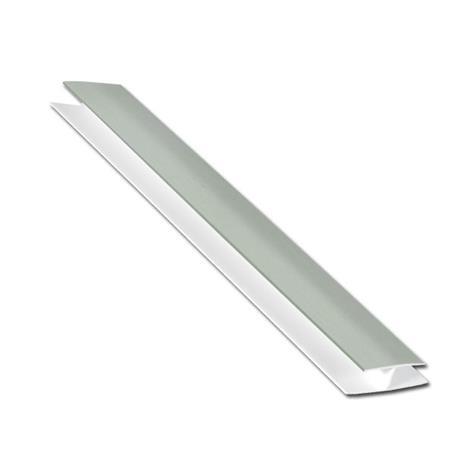 Freefoam 10mm 'H' Joint Trim Woodgrain Painswick / Agate Grey RAL 7038 - 5m
