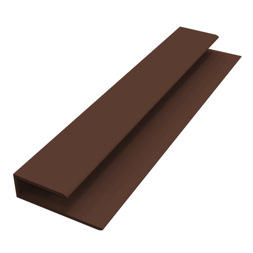 Freefoam 10mm 'J' Starter Trim Brown (Smooth) - 5m