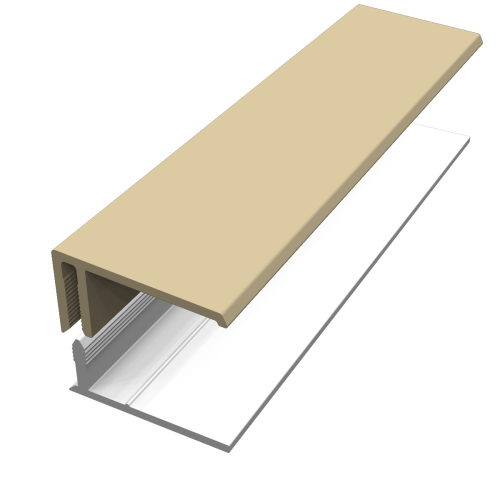 2 Part Universal Edge Trim 3m Cappuccino