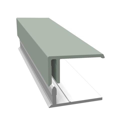 2 Part Universal Edge Trim 3m Sage Green