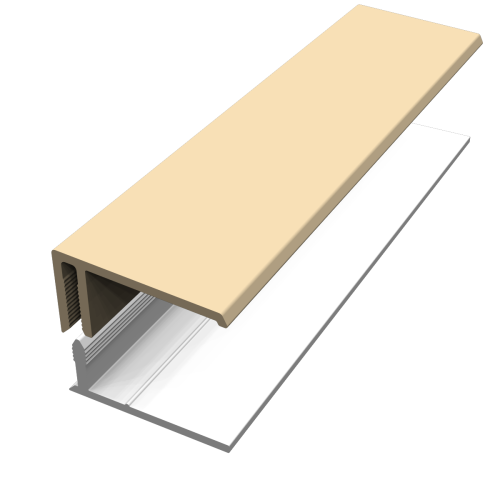 2 Part Universal Edge Trim 3m Sand