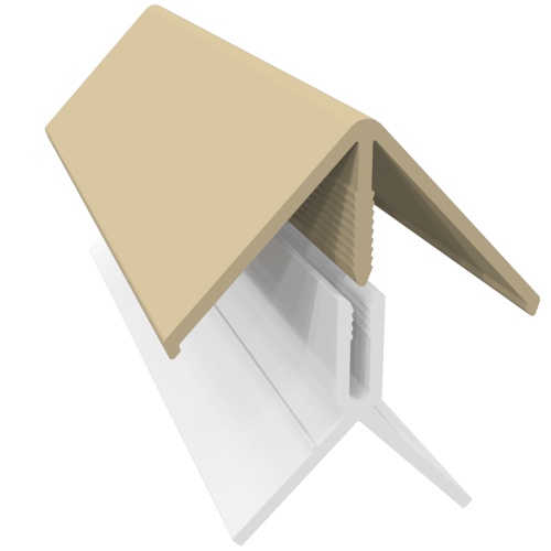 2 Part External Corner Trim 3m Cappucino