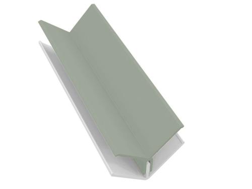 2 Part Internal Corner Trim 3m Sage Green