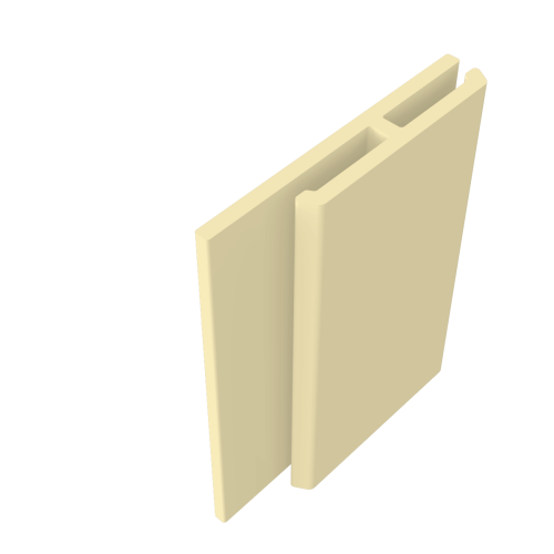 Fortex "H" Edge/Extension Trim 3m Sand