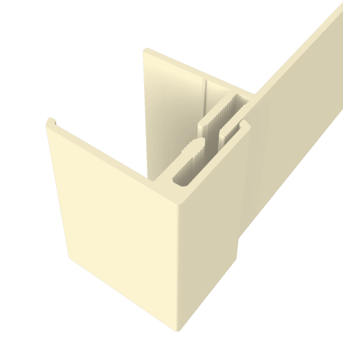 150mm 2 Part Reveal Liner 3m Pale Gold