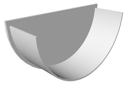 Internal Stop End Round White