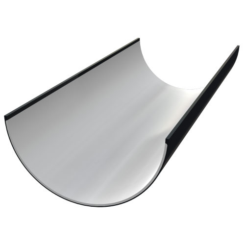 4m Half Round Gutter Anthracite Grey (800 Centres)