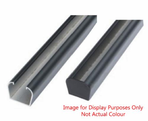 Slate Grey - Aluminium Channel For Concrete Post - 40x40 @1.85m Inc. 1 x Cap End