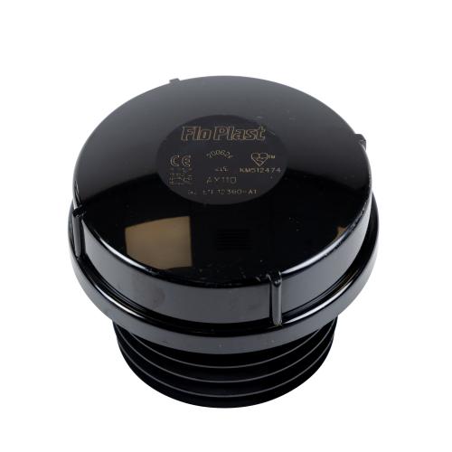 External Air Admittance Valve Black