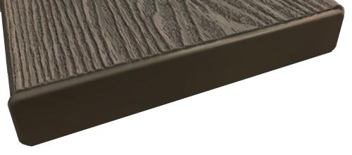 Evolved Brown - Composite Board End Caps - 24x146