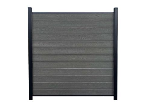 Evolved - Anthracite - Composite Fence Kit - (Aluminium Post)