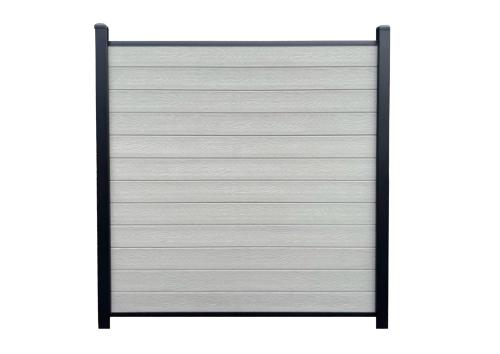 Evolved - Ash White - Composite Fence Kit - (Aluminium Post)