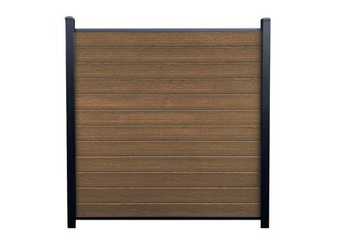 Evolved - Brown - Composite Fence Kit - (Aluminium Post)