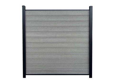 Evolved - Slate Grey - Composite Fence Kit - (Aluminium Post)