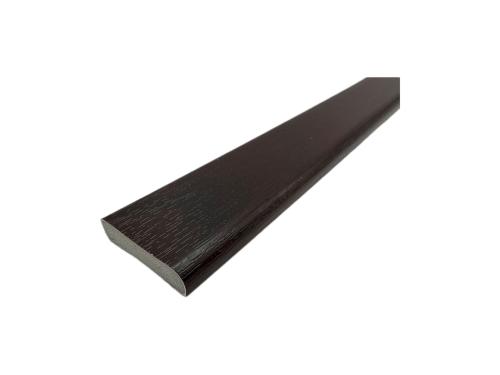Freefoam 28mm D Mould Window Trim Woodgrain Rosewood RAL 8017