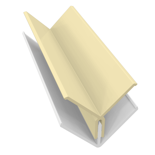 2 Part Internal Corner Trim 3m Sand