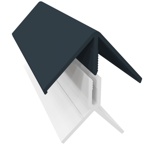 2 Part External Corner Trim 3m Anthracite Grey