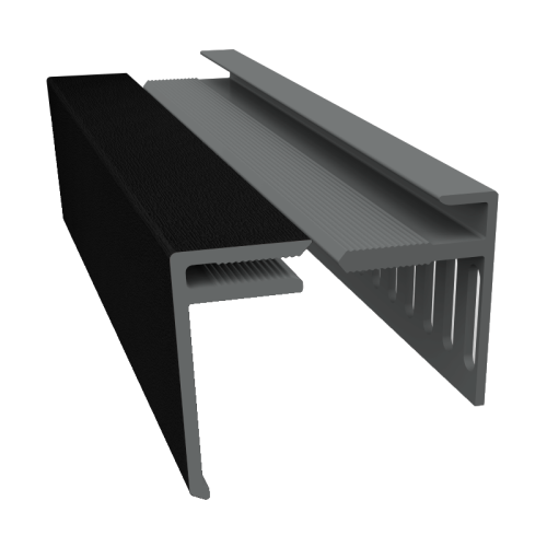 Freefoam Shiplap Vented Starter and Closer Trim 3m Black Ash