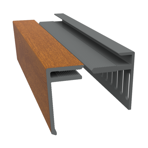 Freefoam Vented Starter and Closer Trim for Shiplap 3m Golden Oak