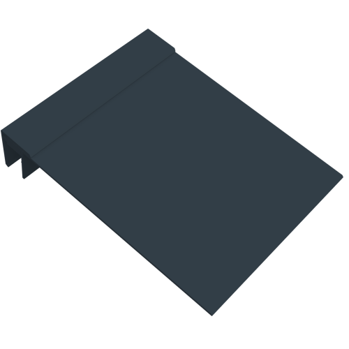 150mm 2 Part Reveal Liner 3m Anthracite Grey