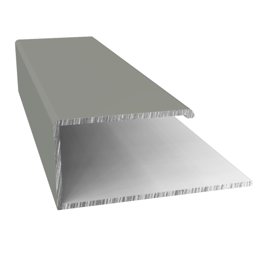 Fortex Naturale Alu J Trim Grey Cedar RAL 7023M - 3m