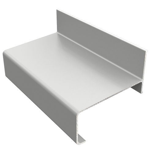 Aluminium Drip Trim 3m Grey