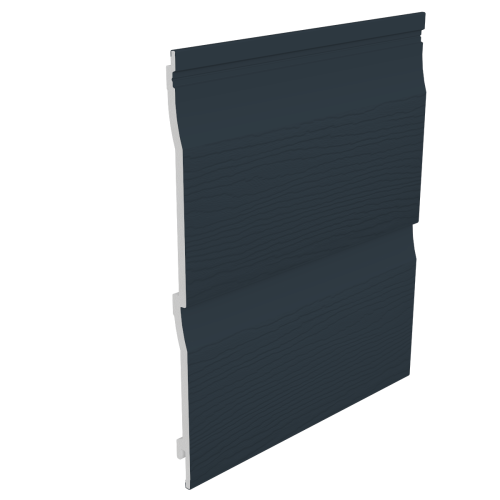 Fortex 333mm Double Plank Shiplap Embossed 5m Anthracite Grey
