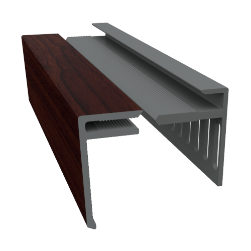 Freefoam Vented Starter and Closer Trim for Shiplap Cladding 3m Rosewood