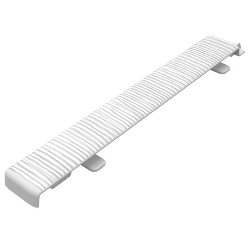 Butt Joint for 182mm Embossed Shadow Gap White (bag of 10)
