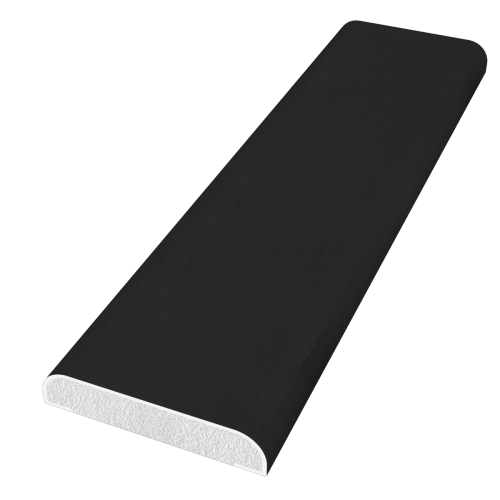Freefoam 28mm D Mould Window Trim Smooth Foil Black RAL 9011
