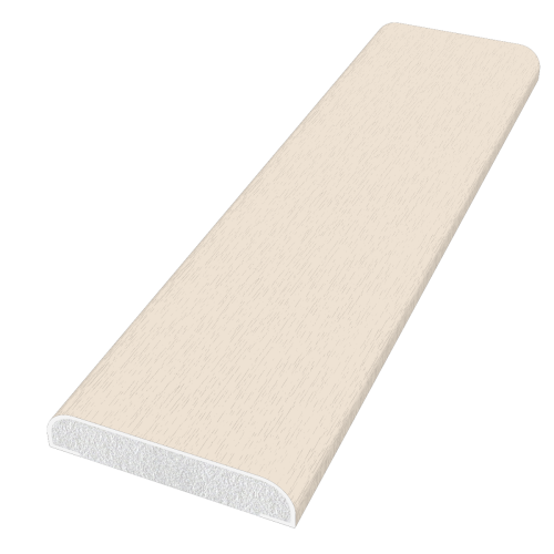 Freefoam 28mm D Mould Window Trim Woodgrain Cream Ash RAL 9001