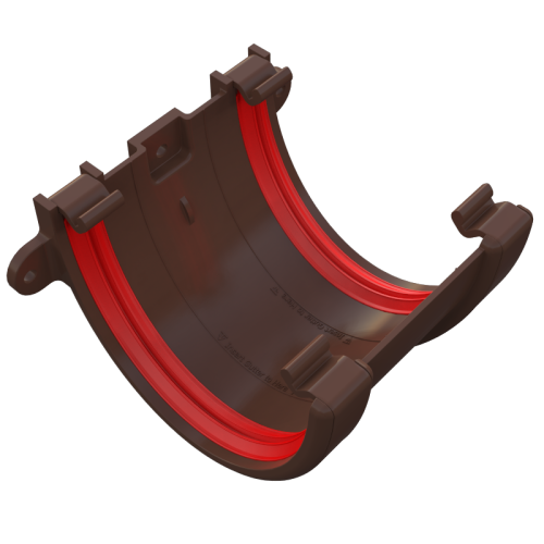 Union Deepflow Gutter Brown