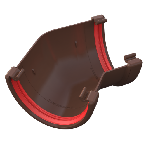 135* Angle Deepflow Gutter Brown