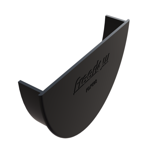 Int Stop End Deepflow Gutter Black