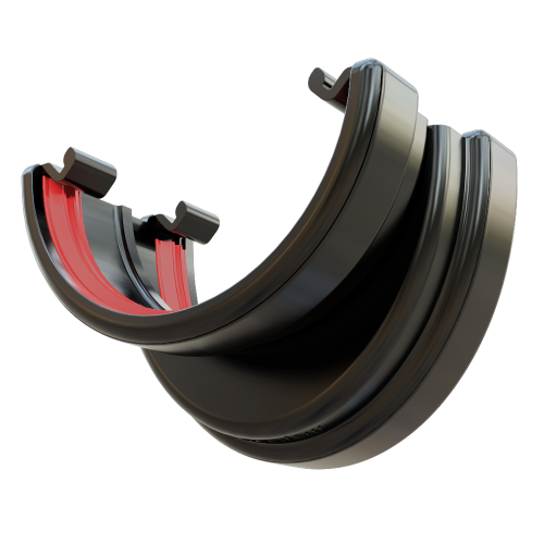 Deepflow to Round Adaptor Black