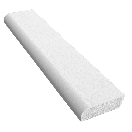 Freefoam 20mm Edge Fillet Window Trim Woodgrain White RAL 9010