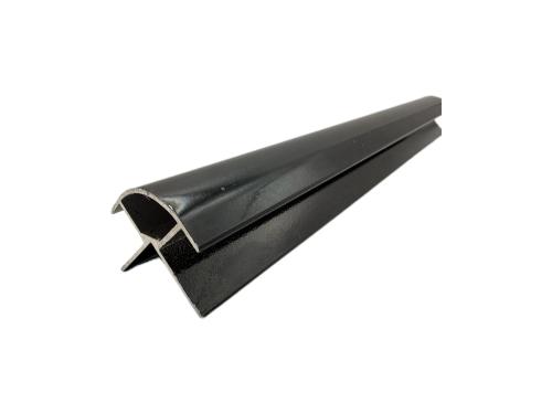 Fit & Forget 10mm Black Aluminium External Corner 2.4m