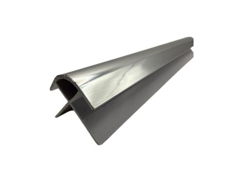 Fit & Forget 10mm Chrome PVC External Corner 2.4m