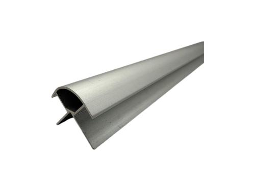 Fit & Forget 10mm Satin Aluminium External Corner 2.4m