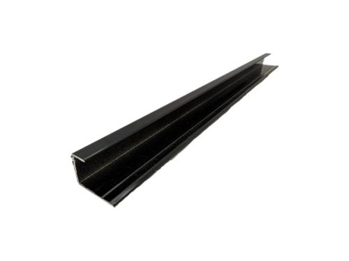 Fit & Forget 10mm Black Aluminium U channel