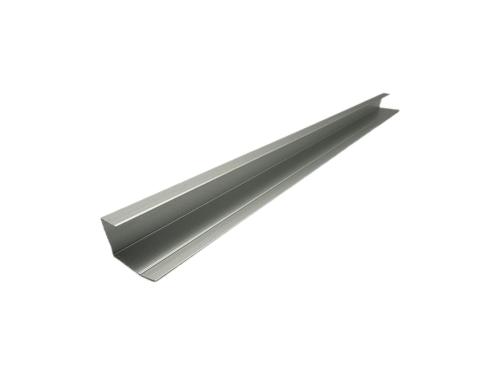 Fit & Forget 10mm Satin Aluminium U Channel